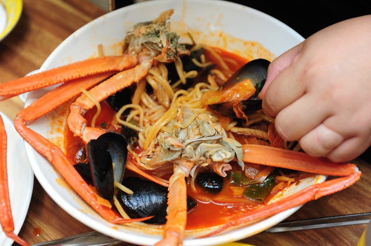  구룡포 맛집에서 먹은 특별한 홍게짬뽕!