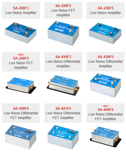  nF사 Low Noise Preamplifier  소개