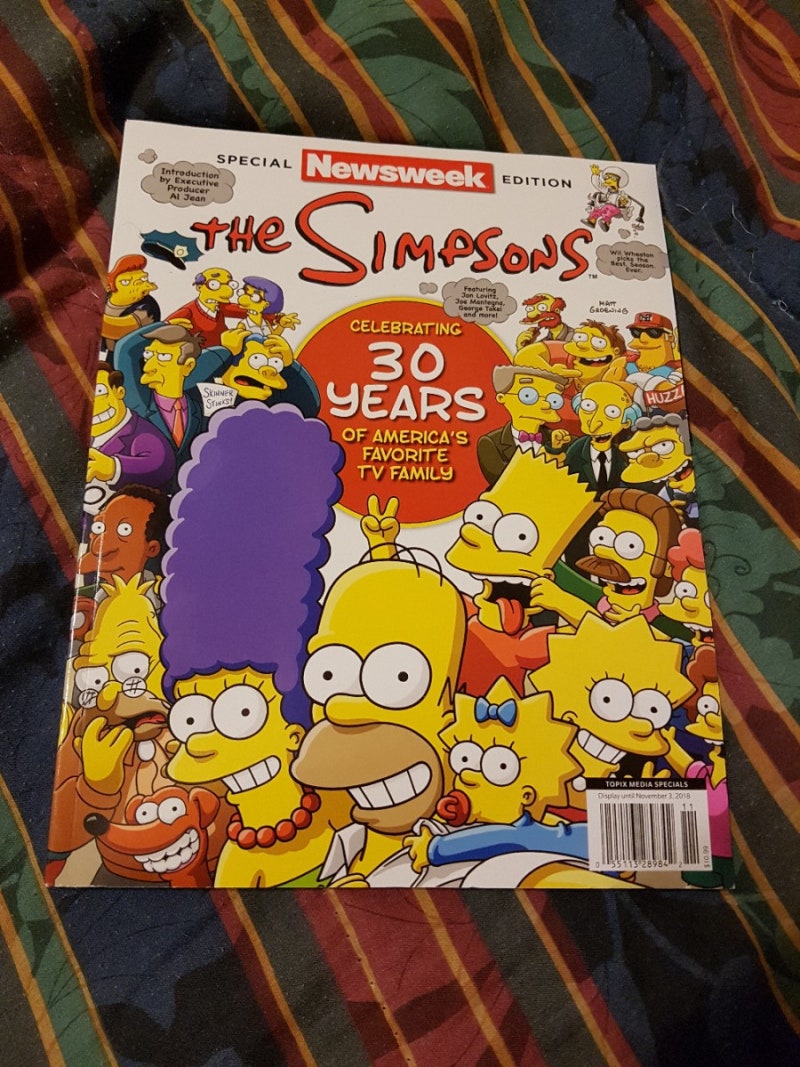 뉴스위크 심슨네 가족들 30주년 기념호 (Newsweek Special Edition: The Simpsons) : 네이버 블로그