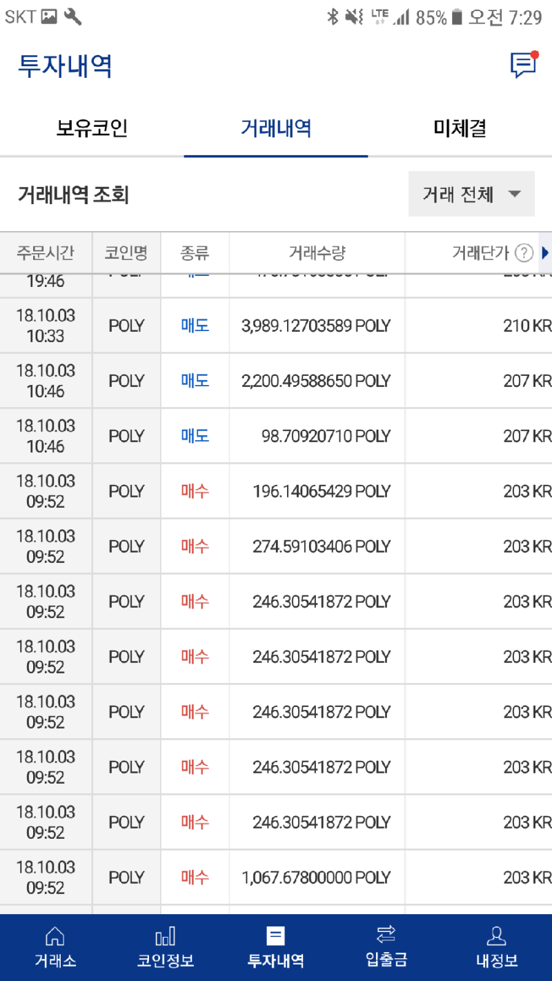 리플,파워렛저,폴리매스 짧게 거래해서 성공 : 네이버 블로그