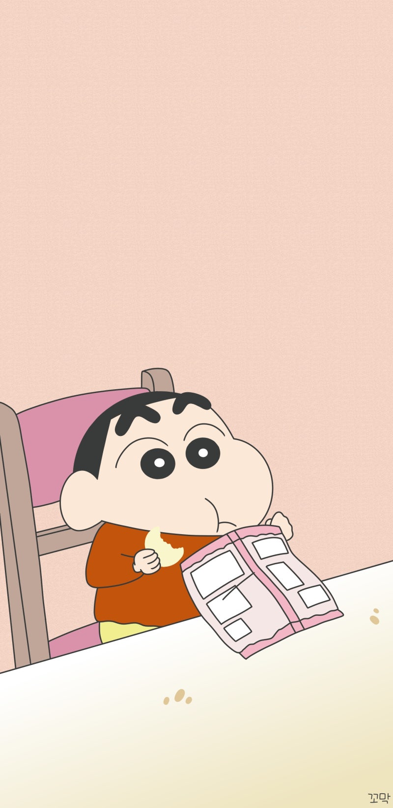 짱구 배경화면(배경색 수정) : 네이버 블로그