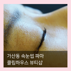  가산동 속눈썹 파마는 클립하우스 뷰티샵