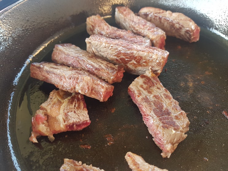 3대가 쓴다는 무쇠팬 길들여서 요리하기