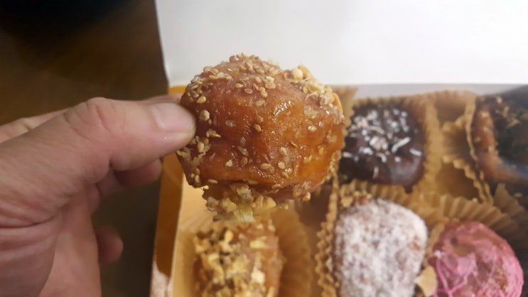  풍기 정 도너츠 맛있다.