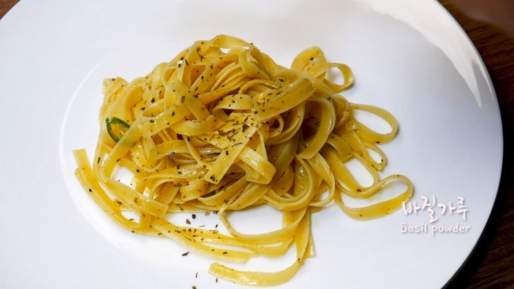  [레시피] 바질파스타 Basil pasta: Cooking 개렬