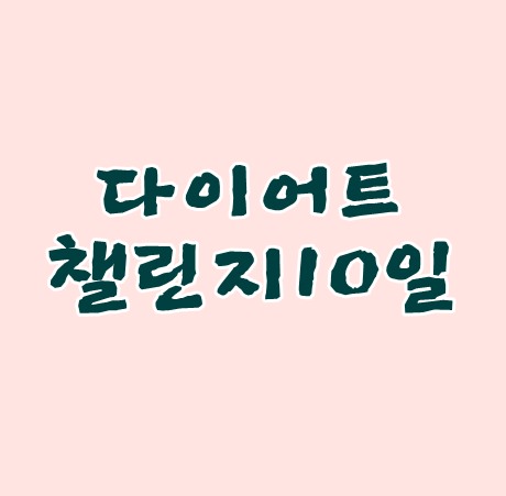 다이어트챌린지 10일 주말은 운동하는 재미가 있네요
