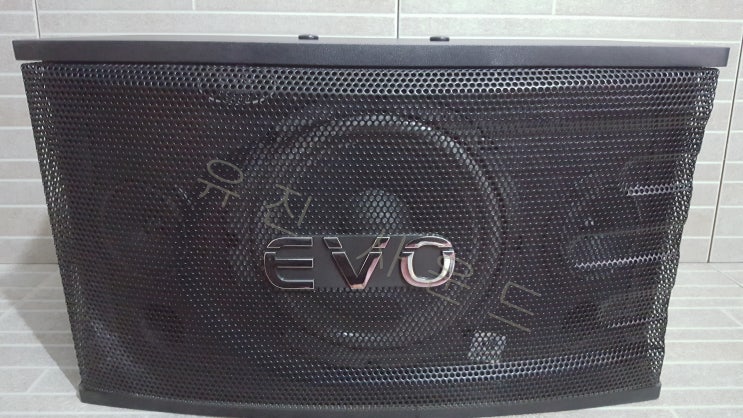 EVO V100 - 착한 가격 : 착한 성능 이만한 8"인치 노래방 스피커 있을까!! [ 부스 , 코인 , 동전 노래방 기기 스피커 ]