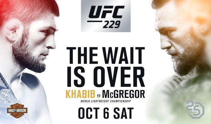 UFC229- 돌아온 슈퍼스타 코너 맥그리거와  무패의 챔프 하빕 드디어 만나다.
