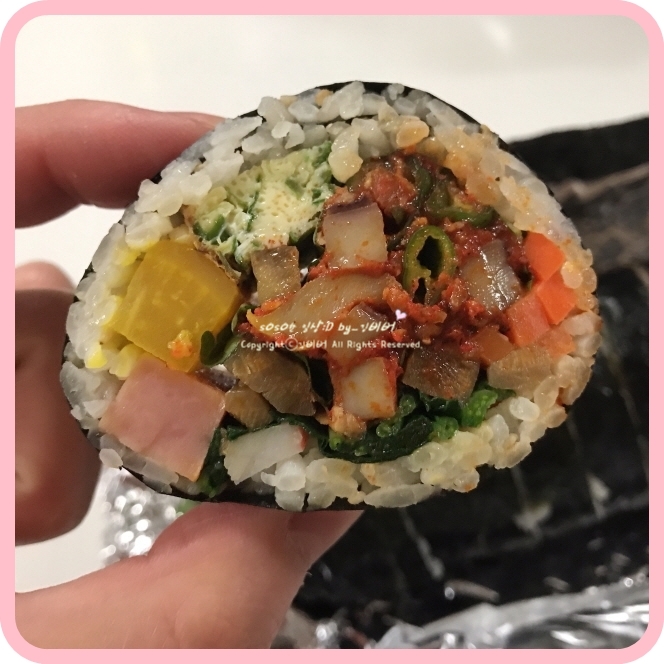  신곡동 엄마김밥 매운오징어김밥 짱