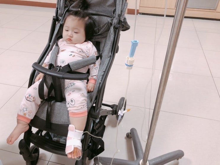  13개월아기 돌치레인가 / 열나고 설사 / 아기 열 39도 수액 소변검사 / 성세병원