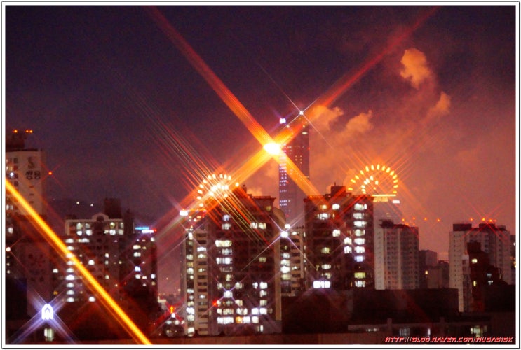  2018년 10월 06일 안양천 나들이-집에서 여의도 불꽃놀이 구경[철산두산위브 에서본 야경과 여의도 불꽃축제]