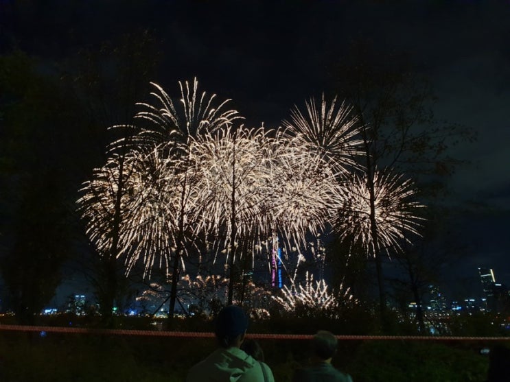  여의도 한강 불꽃축제 명당.루프탑텐트와 함께.
