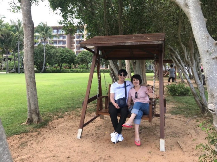 어머니와 단둘이 생애 처음 중국 하이난 패키지 여행