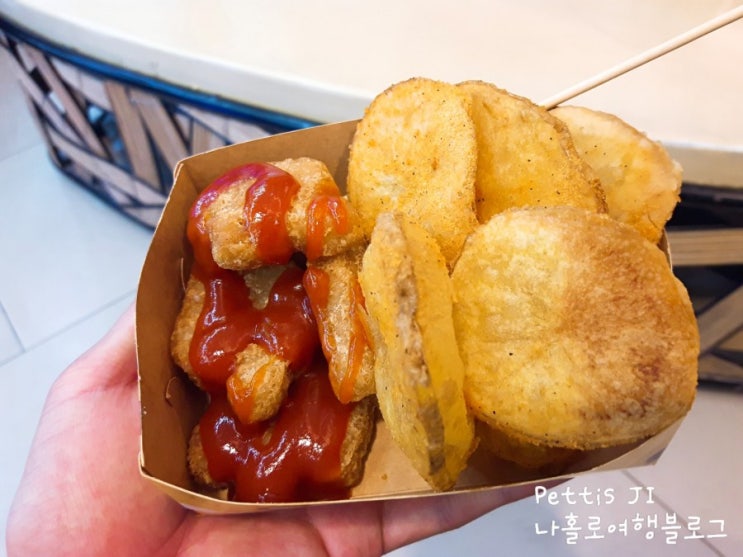  [필리핀 간식 Potato Giant!] Chicken nuggets with potpots in Marqueemall