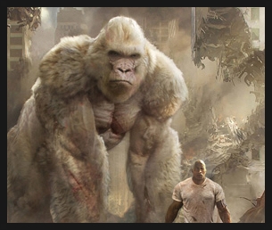  램페이지(Rampage, 2018), 정말 아무 생각 없이 봐야 할 오락 괴수영화