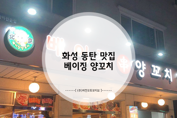  화성 동탄 개나리공원 양꼬치 맛집, 베이징 양꼬치!