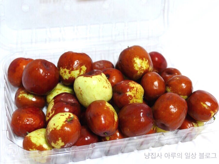 달콤아삭한 사과대추 효능과 구입가격/대추도 과일이다!