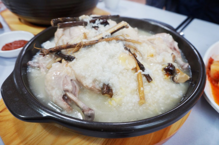 서산백숙 해미오리 맛집 <장수촌> 부들부들한 누룽지닭백숙 너무 맛있어요!