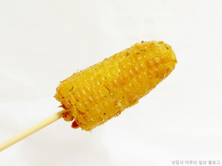  에어프라이어로 옥수수 버터구이/마약 옥수수 만들기