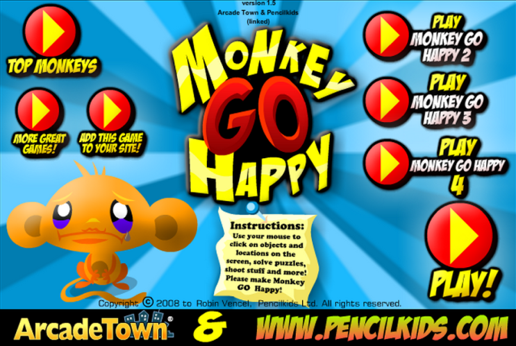  원숭이 탈출게임 - MONKEY GO HAPPY