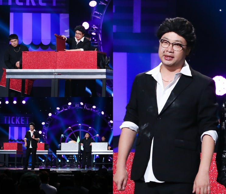  KBS 2TV <개그콘서트> '비둘기 마술단'   권재관, 상‧하체 분리도 모자라 접합까지?