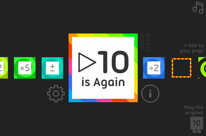  10만들기 퍼즐게임 -10 is Again