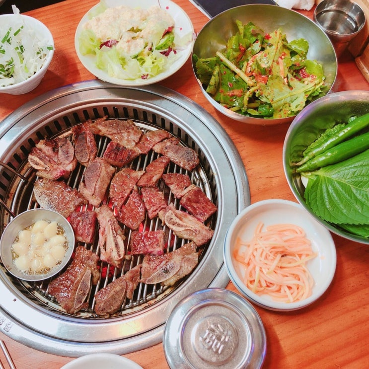  논현먹자골목 갈비맛집 삼미숯불갈비 : LA갈비 넘넘 맛있다