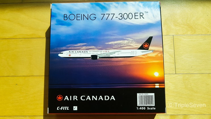 [TripleSeven/개봉기] AIR CANADA B777-300ER 1:400 scale 다이캐스트 개봉기! "GO CANADA GO" SPECIAL LIVERY