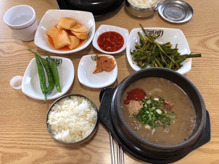 제주 맛집, 걸쭉한 맛있는 고사리 육개장 우진해장국