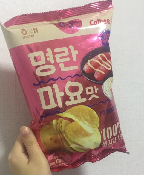  [편의점/CU] 명란 마요 맛 감자칩