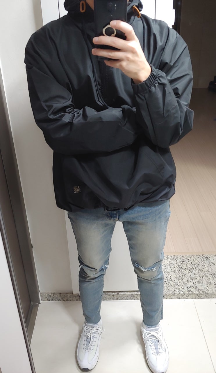  어반플레이어스 오리지날 솔리드 아노락 [블랙] 구매 후기