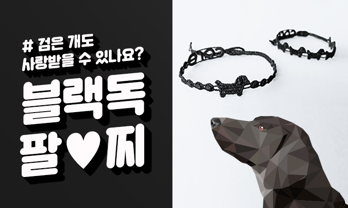  검은 개도 사랑받을 수 있나요? 블랙독 팔찌 3차