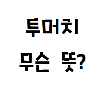  투머치 뜻 이런의미구나!