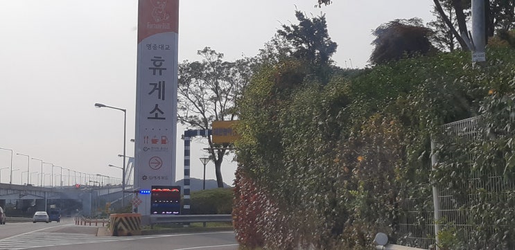  영종대교휴게소에서 먹어본짜장면과 소떡소떡