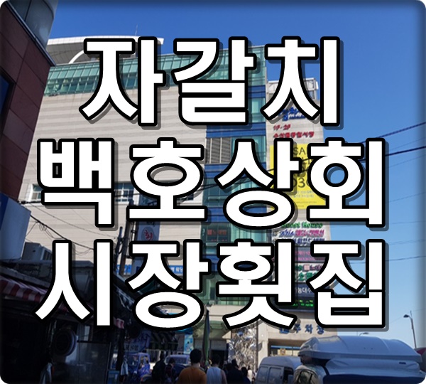  부산 자갈치시장 랍스타코스 백호상회 푸짐해요 #부산 여행기 4