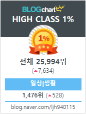  블로그 시작 3달, 상위 1% 달성