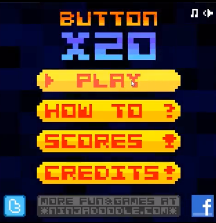 버튼 누르기 게임 - Button X20