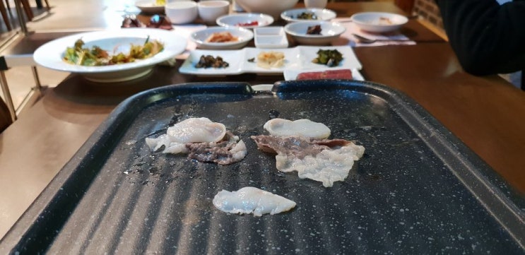  남양주맛집 차돌관자과 고기말이가 맛있는대문집
