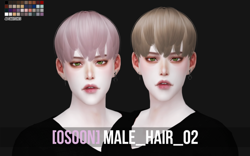 심즈4 남심헤어 Male Hair 02 네이버 블로그