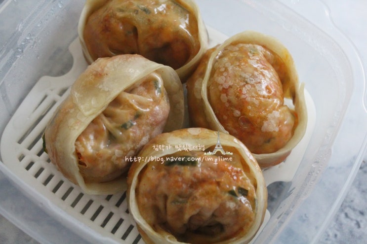  김치손만두 또오리 왕만두 세 번째 주문