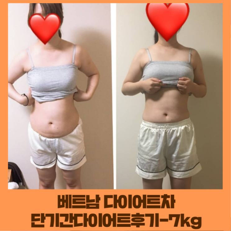 베트남 다이어트차(효과 -7kg)단기간다이어트후기