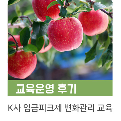  [인키움 교육후기] K사 임금피크제 대상 변화관리 교육
