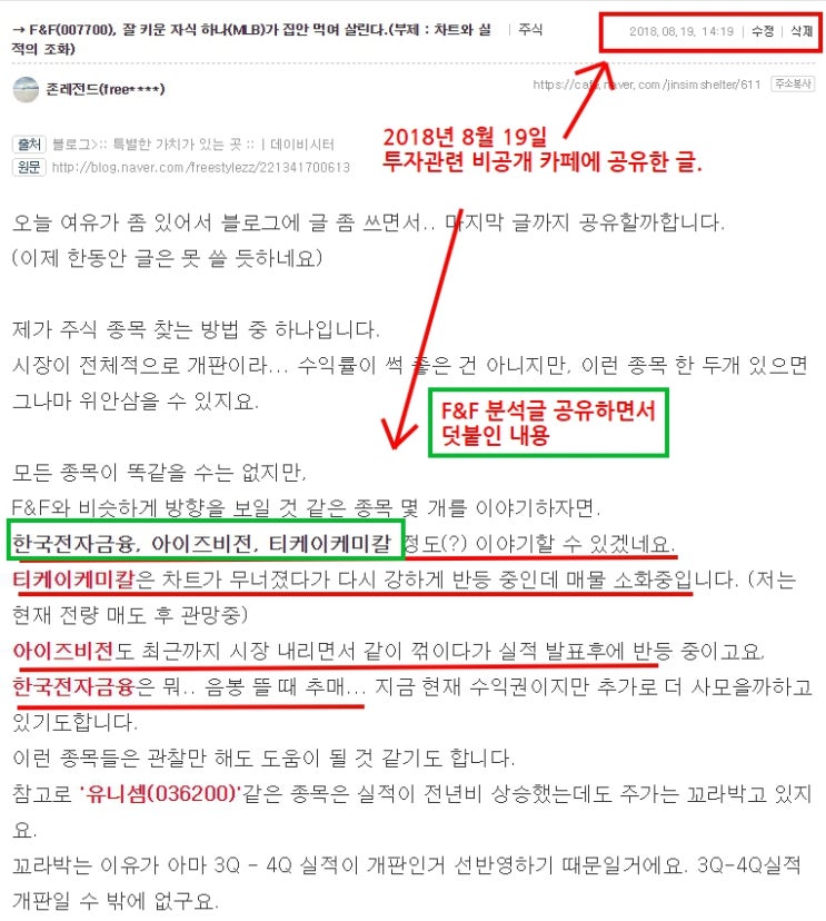  결국은 실적이다.(feat.아이즈비전, 티케이케미칼, 유니셈)