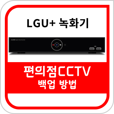 LG DVR 4/8 녹화 화면 백업 방법