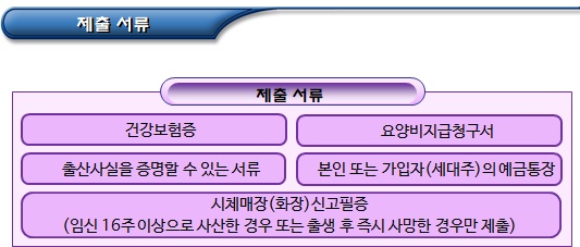 임산부 모유수유교육 및 출산비 지원