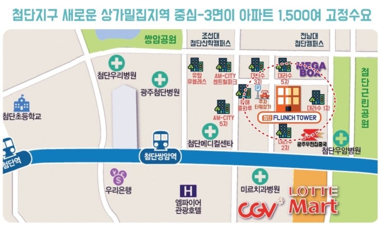  광주 부동산 전망 상가분양편 관심집중 첨단지구 상가분양&임대