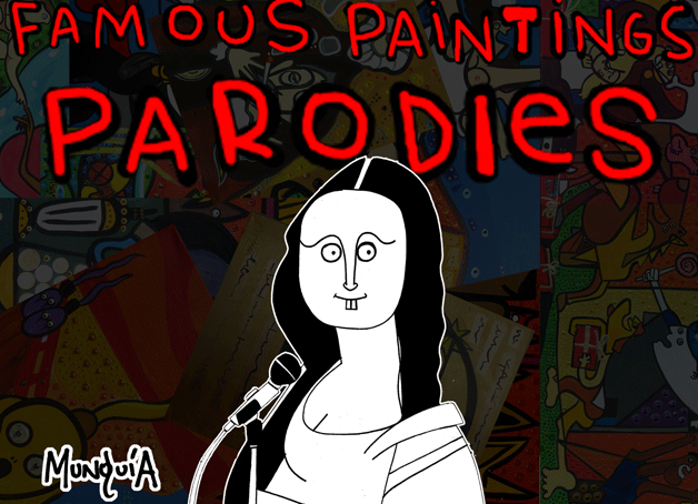  영어 퀴즈 플래시게임 - Famous Paintings Parodies