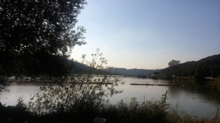  용인 처인구 용덕저수지에서 휴식