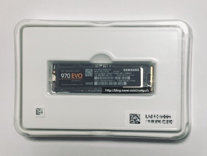 삼성(SAMSUNG) 970 EVO 500GB M.2 NVMe 구매 후기 : 네이버 블로그