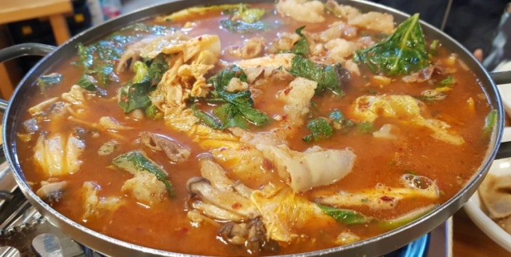  인천 부평 전골 맛집, 함지박 소곱창